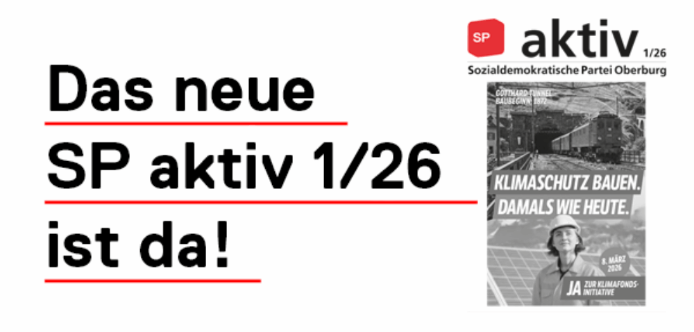 Das neue SP aktiv 1/26 ist da!