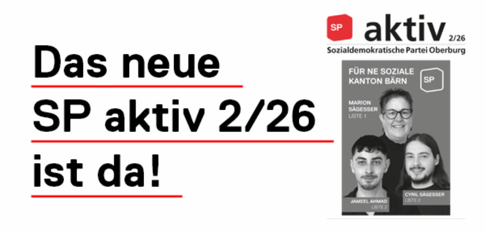 Das neue SP aktiv 2/26 ist da!